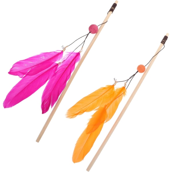 2pcs for Safe Stick Pendant Funny Teaser Feather Scratch Long