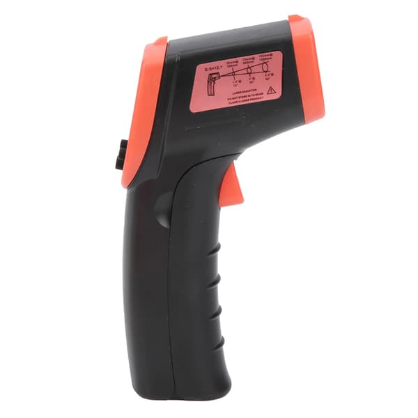 HW600 Berøringsfrit Termometer LCD Infrarødt Digitalt Temperaturmålingstermometer (Rød)
