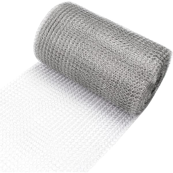 Fine Mesh Wire Mesh, Wire Mesh, Steel Wire Mesh Rodent-Proof Mesh for Garden Construction Windows or Doors Ventilation Grille (6M x 127mm)