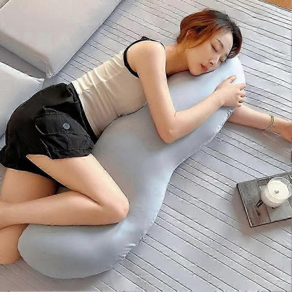 Full Body Pillow for Side Sleepers - Ergonomic Memory Foam Support for Back Pain, Pregnancy, Cooling and Machine Washable
