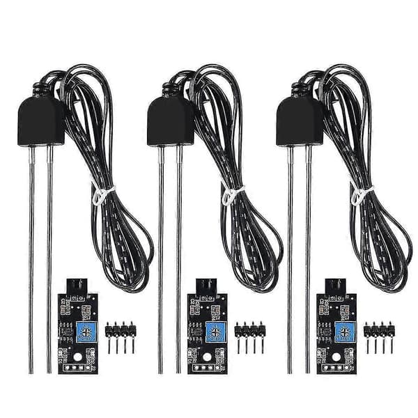 3 Set Soil Moisture Sensor, with Corrosion-Resistant Probe, Module Digital Analog Signal Output Fo