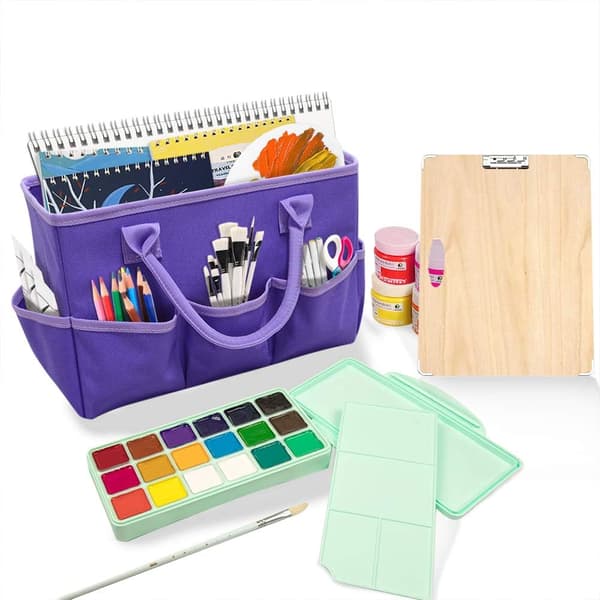 Desktop Tote and Storage Organizer, Teacher Helper Bag Org