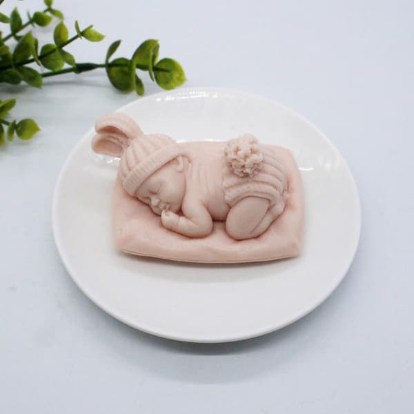 Silikoneform til babyshower kage DIY chokolade muffin topper bagedekoration