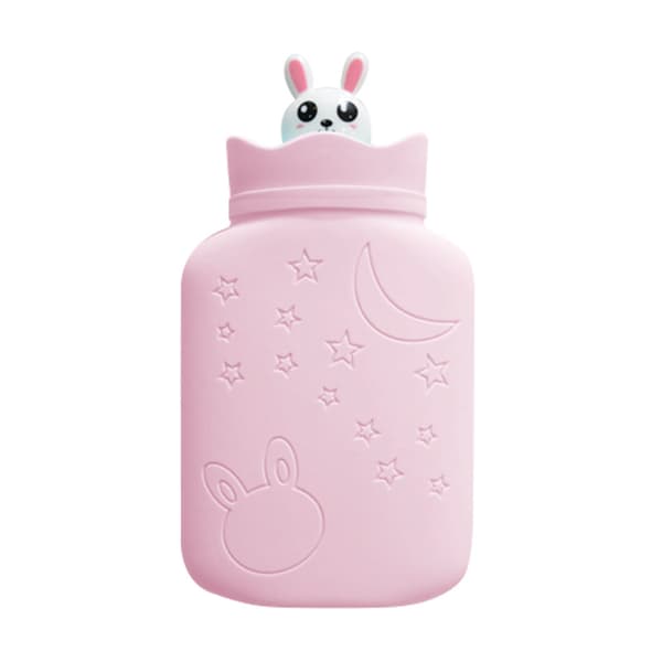 Mini Hot Water Bottle with Cover, Robust Hot Water Bottle Thi DXGHC