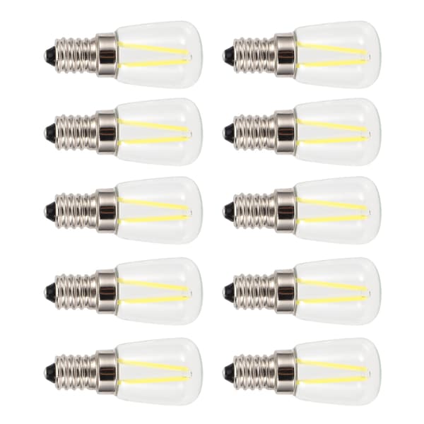 10 stk E14 Lang Filament Mini LED Pærer Høj Lysstyrke 1.5W AC230V