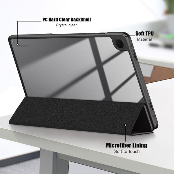 3-fold PC Tablet Cover til Samsung Galaxy Tab A9+ [DB]