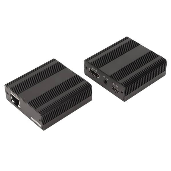 229ft HD Multimedia Interface Extender 5V 2A 1080P 60Hz Samtidig Dobbeltskærmsvisning Plug and Play Netværkskabelforlænger