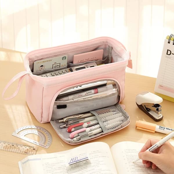 Pencil Case, Large Capacity Pencil Case, Hand Pencil Bag