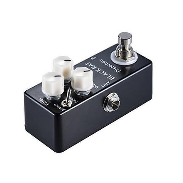 Reliable Black RAT Distortion Pedal High Gain Distortion with LED Indicator