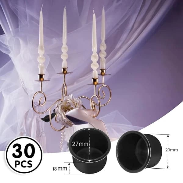 Candlesticks for Taper Candles, Candle Holder, Tealight, Candle Insert Table Candle, Candle Holder