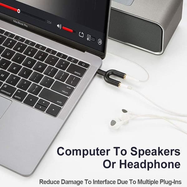 Hodetelefonfordeleradapter, CableCreation [3-pakning] Aux Stereo Y