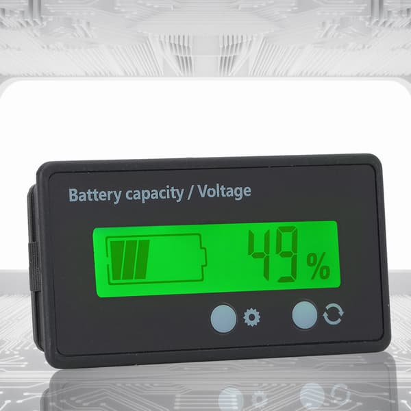 GY-6GS PCB HTN Vandtæt Batterikapacitetsmåler LCD-display 12-84V Grøn