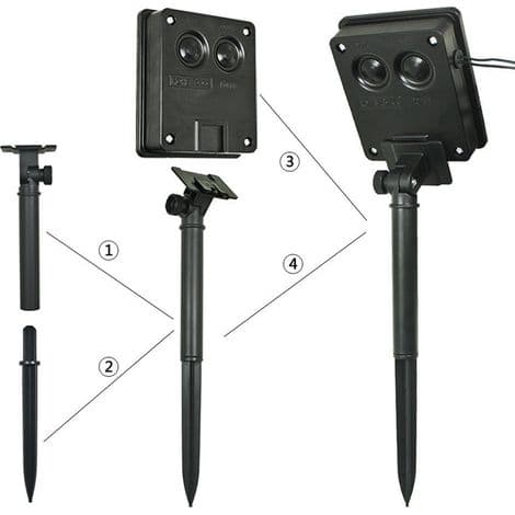 20 LED Solcelledrevne Kirsebærblomster Lyskæde, 5m Blomsterformede Udendørslamper, 8 Tilstande Vandtætte Fe-lys til Have Terrasse