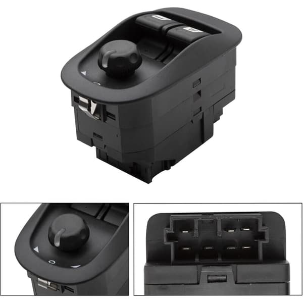 Window Lifter Control Switch, Electric Window Button 6554.WA for Peugeot 206 306