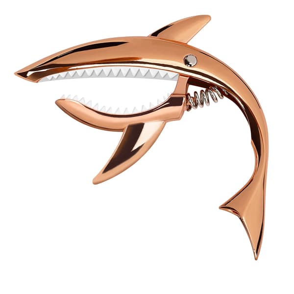Capo for akustisk og elektrisk gitar (roségull)
