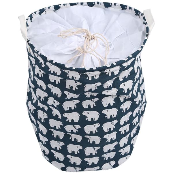 Children's Clothing Toy Laundry Garage Basket Bag with Handle Sundries Barrel