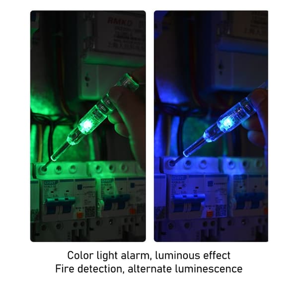 Professional Tri-Color Electric Test Pen with Buzzer Alarm