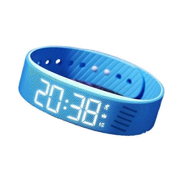 Fitsleeps Väckarklocka - Fitsleeps Väckningslarm, Tyst Vibrationsväckning Blå Blå Blue Blue