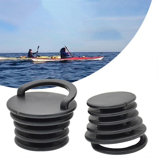 4 stk. dreneringsplugger, båtdreneringsplugger med trekkerring, dreneringsstopper, hullforseglingsplugg for båt
