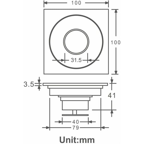 Toilet Bathroom Kitchen Odor-Resistant Copper Floor Drain Interface Washing Machine Siphon