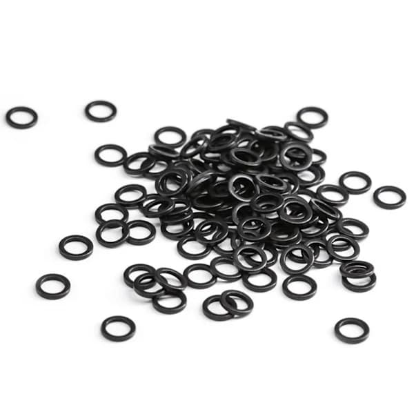 100 stk Karpefiskeri O-ring Hårring RUND-3.7MM RUND-3.7MM Rund-3.7mm