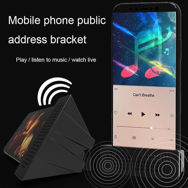 Portable Sound Amplifier Phone Holder Universal Audio Speaker Mobile Phone Bracket