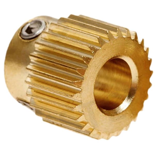 6 stk. Serie Heavy Duty 3D-printerdele Driver 26 Tandhjul Messing Ekstruderhjul Gear til Printer -10 -10S S4 S5 3 Pro