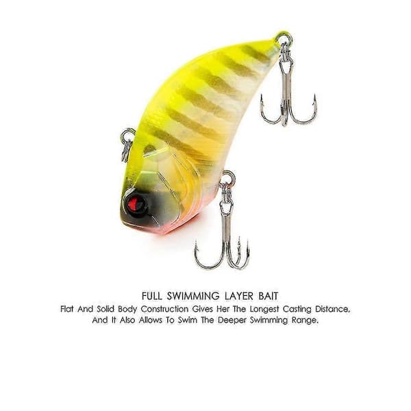 Flerfarvede Fiskekroge Gedde Vinterfiskeri Vibrerende Vib-agn Crankbaits_s