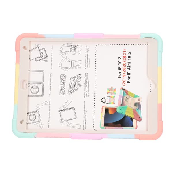 Tablet Case for IOS Tablet 7th 8th 9th Air3 10.5 360 Degree Full Protection Rotatable Drop-proof Silicone Tablet Case