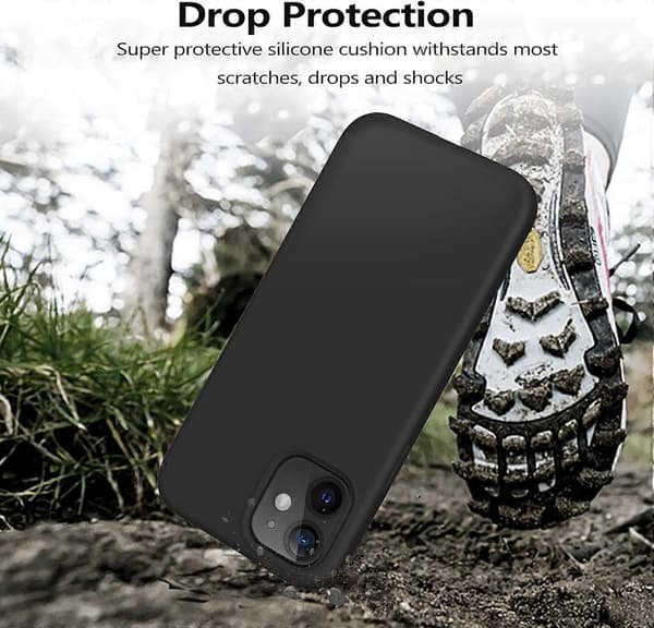Compatible with iPhone 12 mini case silicone, ultra-thin liquid silicone case