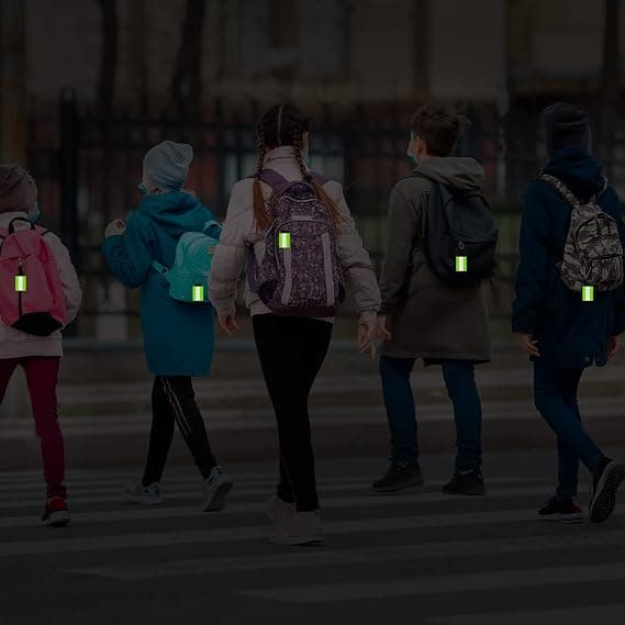 20 stk. dobbeltsidige reflekterende nøkkelringmerker med høy synlighet DXGHC