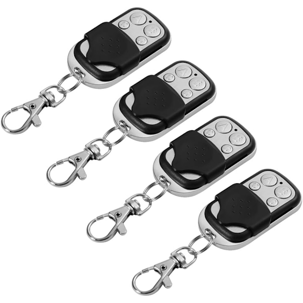 Garageportöppnare Fjärrkontroll, Universal 433MHZ, 4-pack