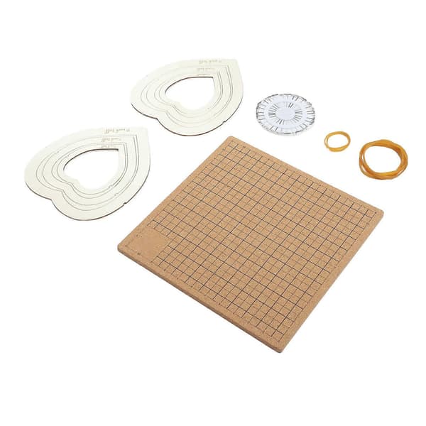 Macrame Board with Grid Reusable DIY Braiding Board with Pins for Bracelet Jewelry Making