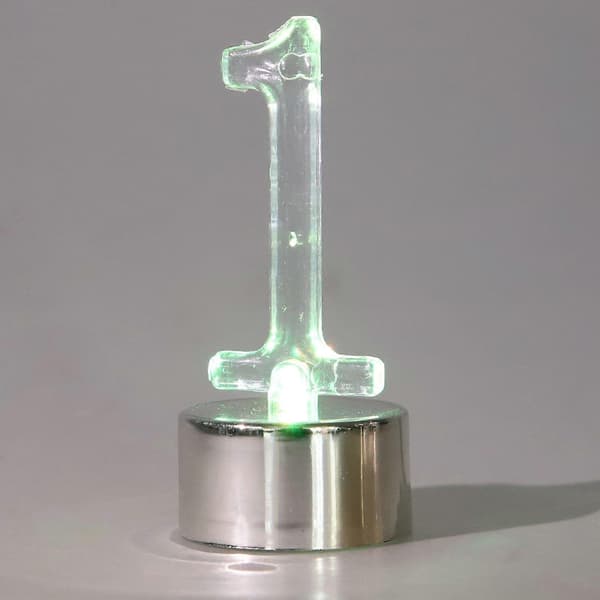 10 st Chic Number Candles Birthday Decorative Lights Smokeless