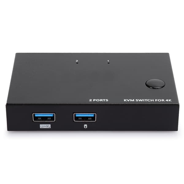 KVM Switch USB + HDMI Sharing Device 2 in 1 out for Printer Sharing Mouse Keyboard KVM201