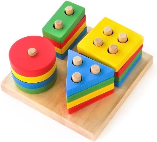 Montessori Legetøj Pædagogisk Trælegetøj til Børn Tidlig Læring