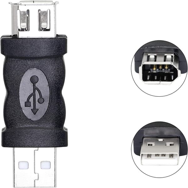 #USB1394-pää 6P-sovitin USB - Firewire, 1394-sovitin#