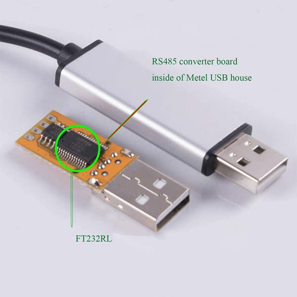 USB til RS485-interfaceadapterkabel til scenebevægeligt hovedlys DMX512 PC-controller signalomdannelse