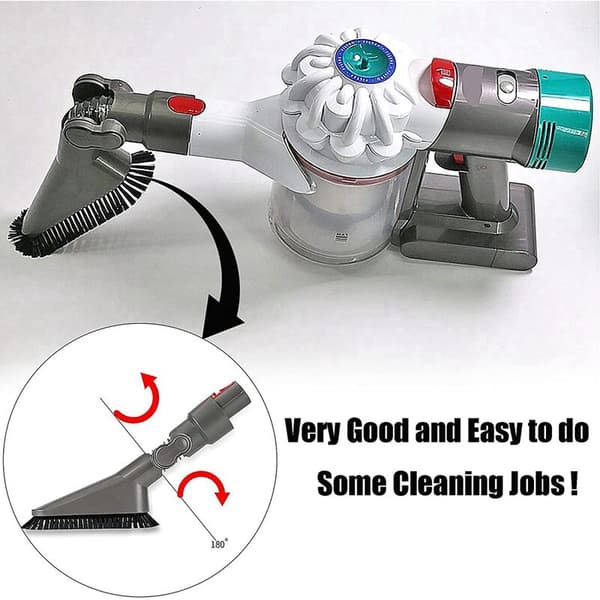 Top Nozzle Brush Compatible with V7 V8 V10 V11 V15 Top Cleaning Adjust Angle 180 Degrees