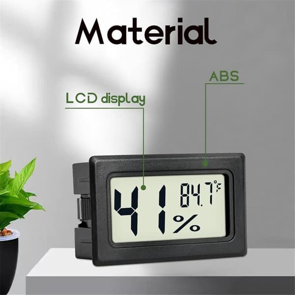 Hygrometer Multifunktionel Indendørs Digital Termometer - 3-pak, Fugtighedsmåler med Indbygget Sonde