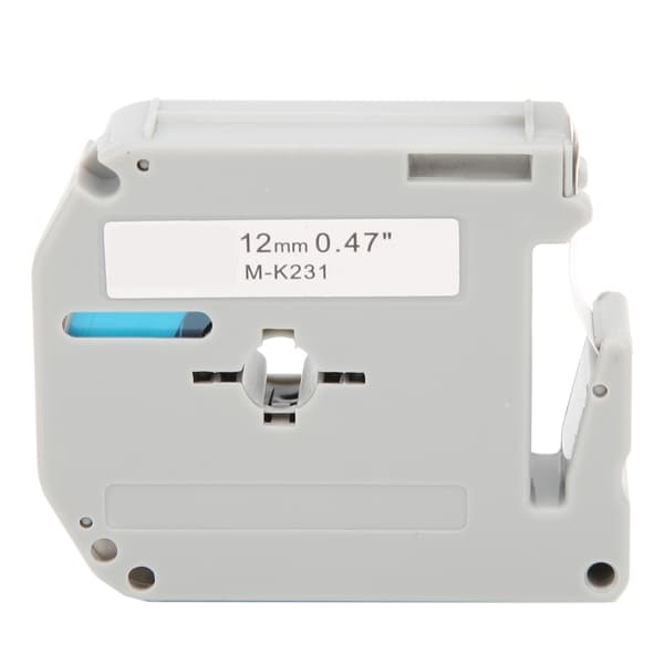 Label Maker Refill, Uniform Inking, High Toughness, Clear Print Quality, Label Machine Tape for Printer, Black on White