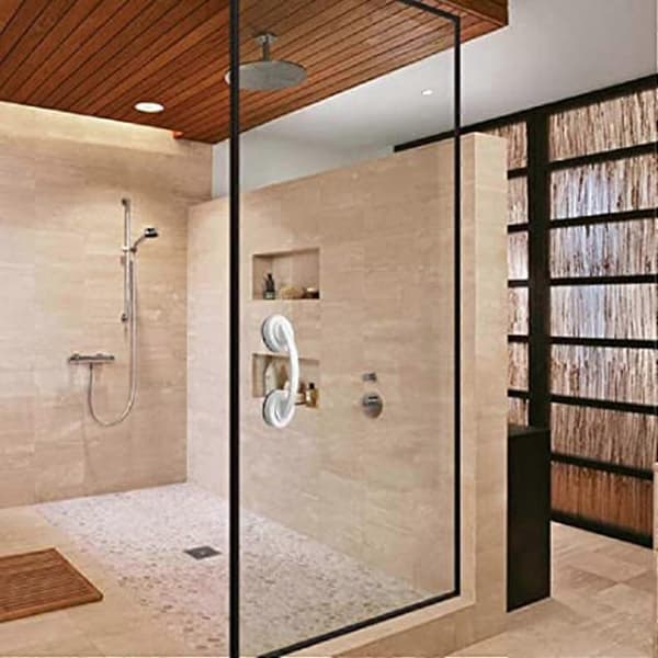 2 Pieces Super Strong Suction Cup Handles, Portable Suction Cup Door Handle, Large Glass Door