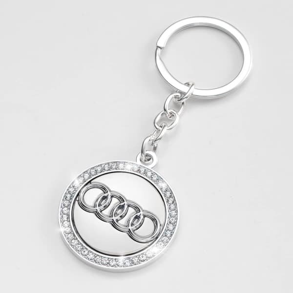 Audi nøglering bil logo nøglering diamant tilbehør passer til