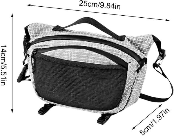miesten rintatasku, vedenpitävä, olkalaukku, lompakko harmaa - Grau