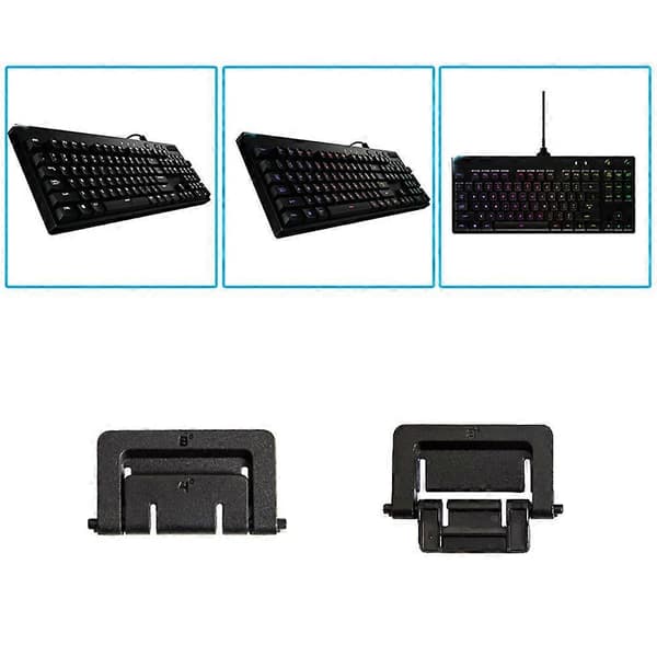 Erstatningstastaturtilbehør til G610 G810 GPRO tastaturstativ 2 stk.