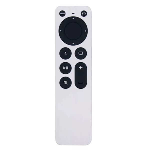 Universell fjernkontroll for Apple TV 4K Kompatibel erstatningsfjernkontroll Hvit