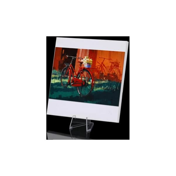 CRUEL 1-pack Clear Acrylic Mini Easels, Coin Stand Card Holder