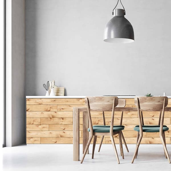 #(20*300cm) Wood Grain Tile Sticker PVC Waterproof Tile Sticker Suitable for Decorating Kitchen Hall Wall and Bedroom Floor#