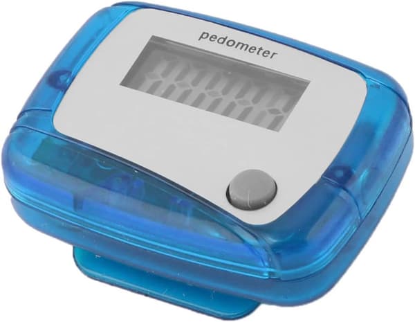 sourcingmap Sport 5-sifret LCD-skjerm Digital Skritteller Skritteller Blå