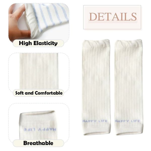 3 par løse bomullsbenvarmere knevarmere for baby Style2 KLB